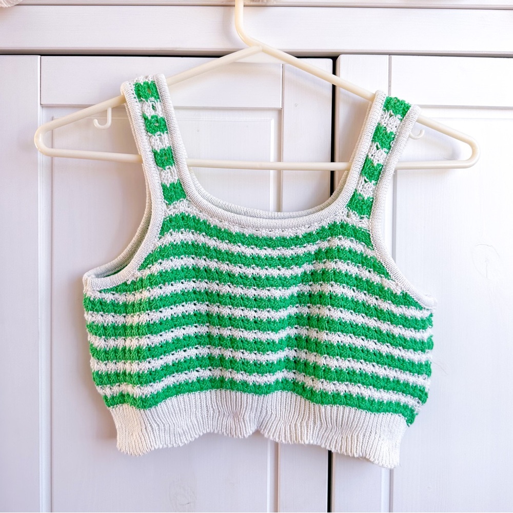 Zara Girls Crochet Crop Top - 11/12 years